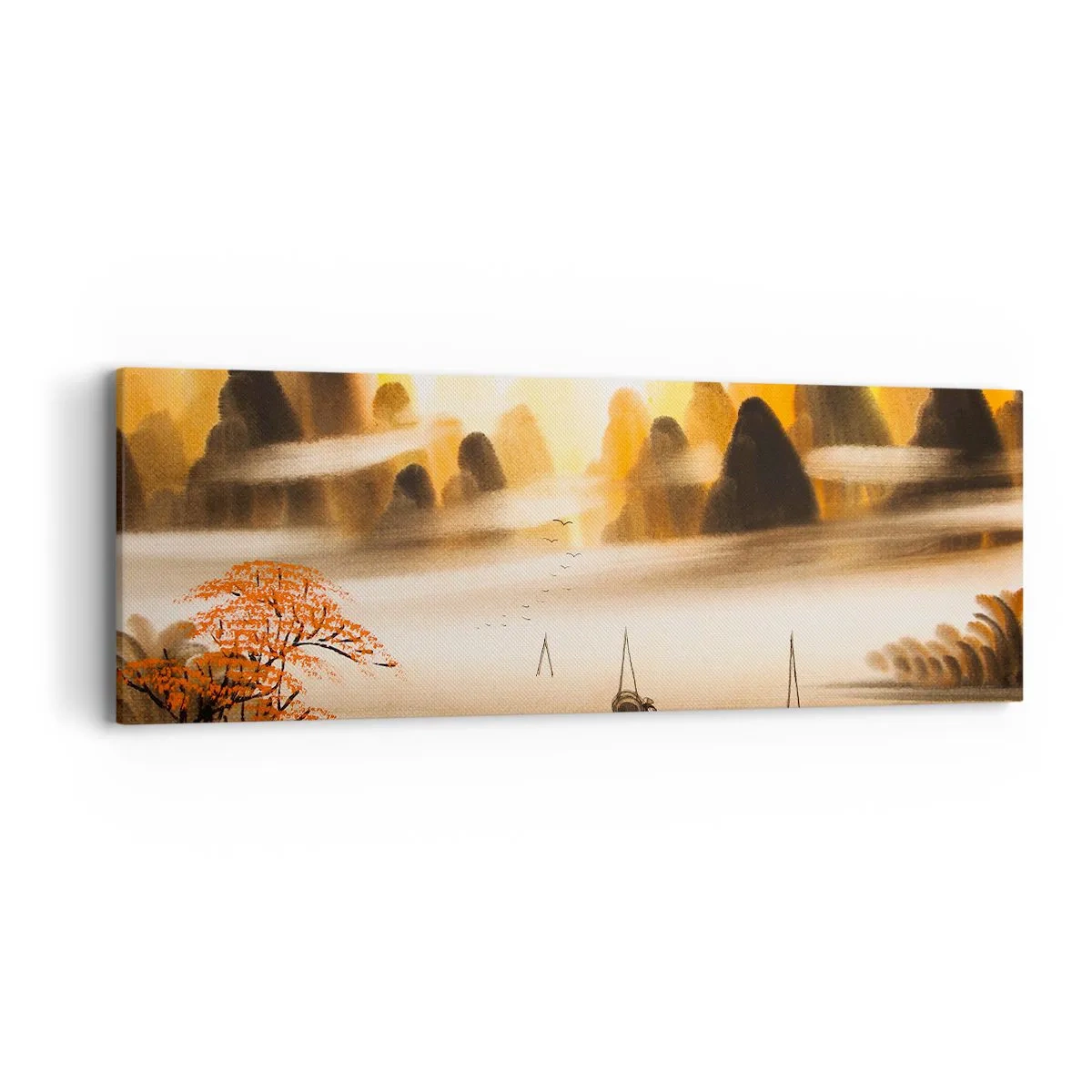 Tablou pe pânză - Mai departe decât Orientul Îndepărtat - 90x30 cm