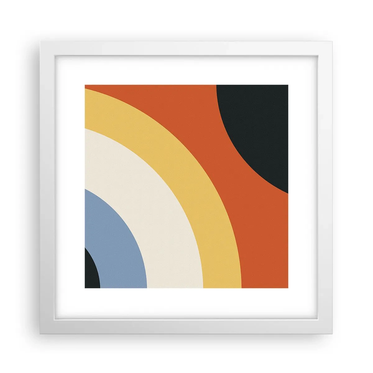 Poster în ramă albă - Spre sine - 30x30 cm