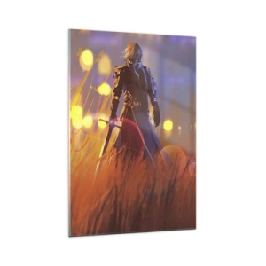 Tablou pe sticlă - Cavalerul greșit - 70x100 cm