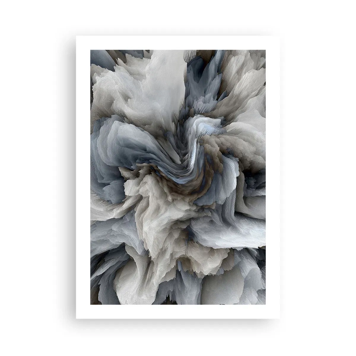Poster - Piatră și floare - 50x70 cm