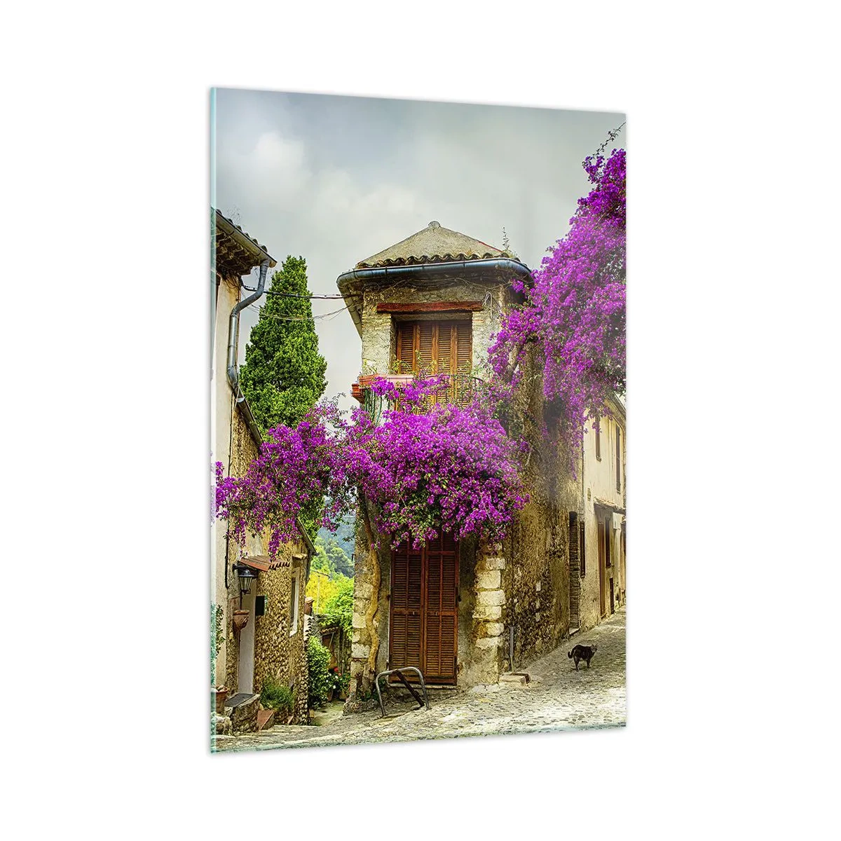 Tablou pe sticlă - Sub un baldachin floral - 50x70 cm