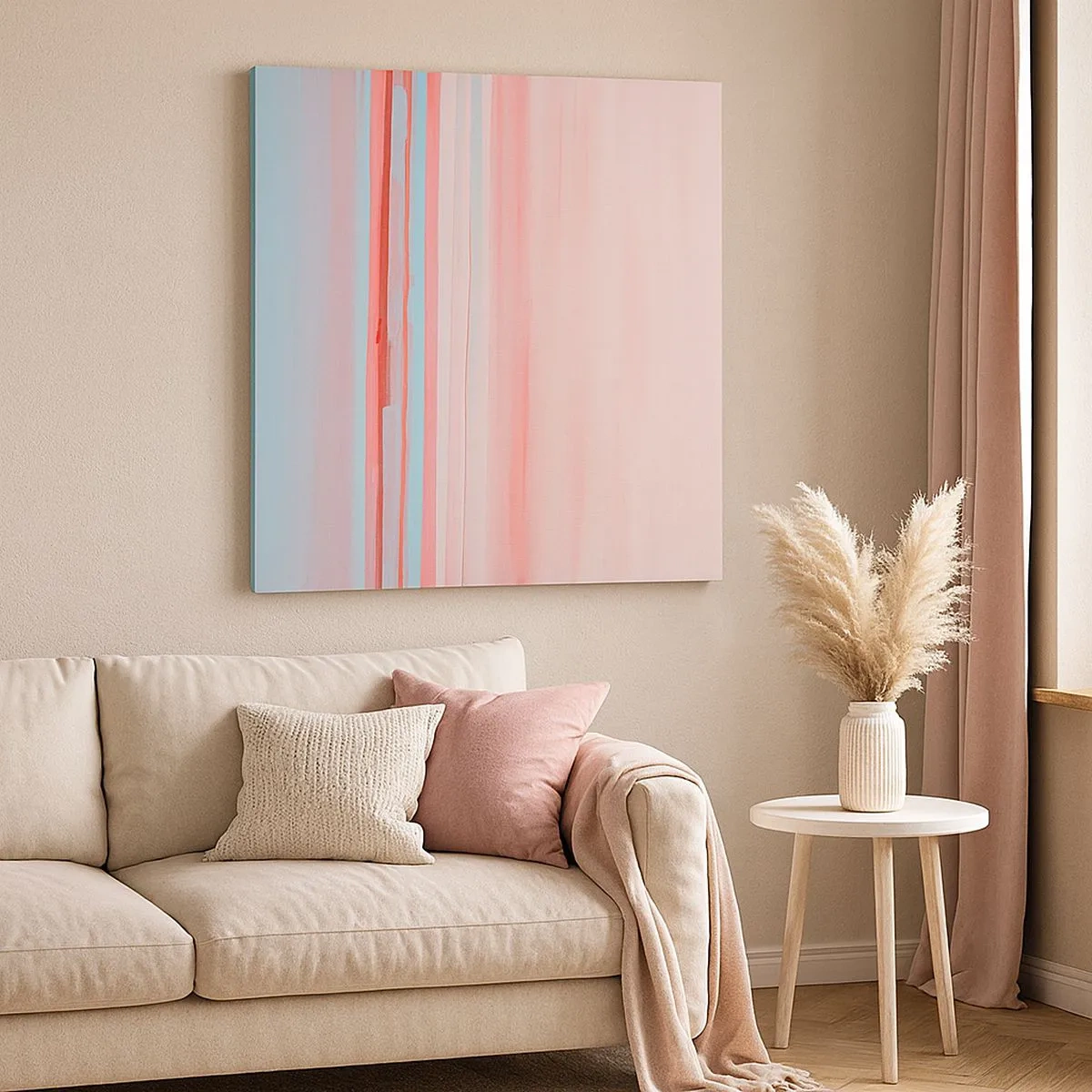 Tablou pe pânză - Abstracție în zori - 30x30 cm