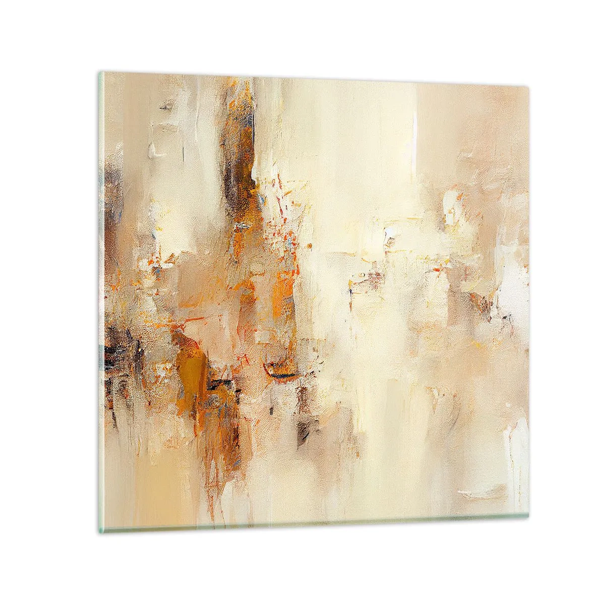 Tablou pe sticlă - Sufletul de chihlimbar - 50x50 cm