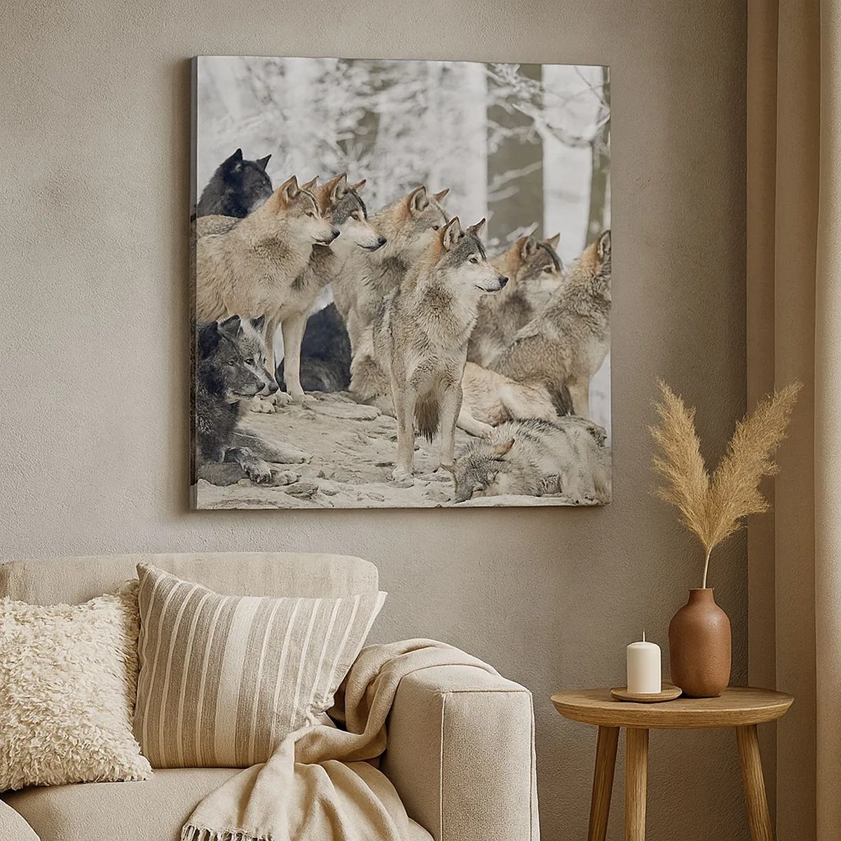 Tablou pe pânză - Familie și prieteni - 30x30 cm