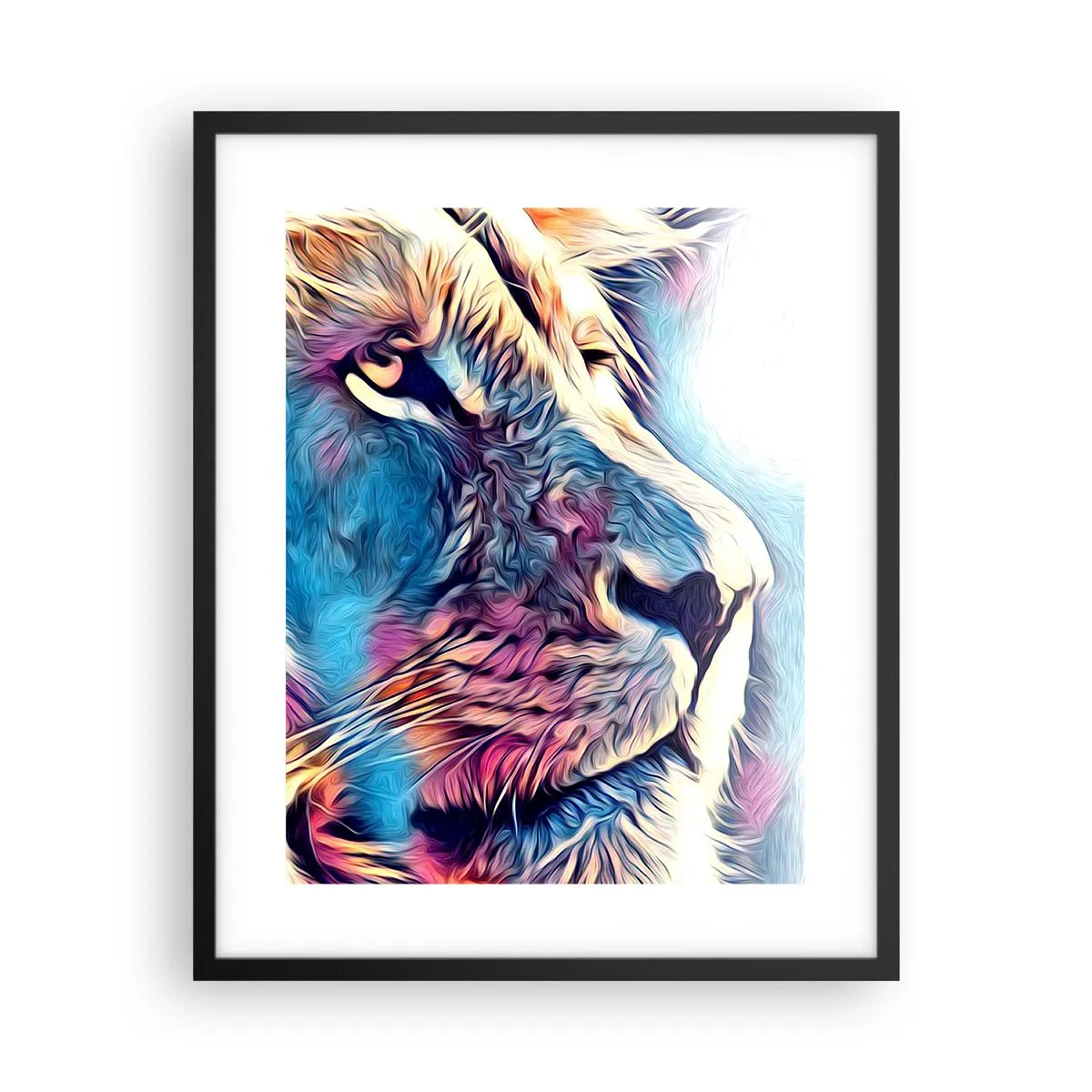 Poster în ramă neagră - Înțelepciunea naturii - 40x50 cm