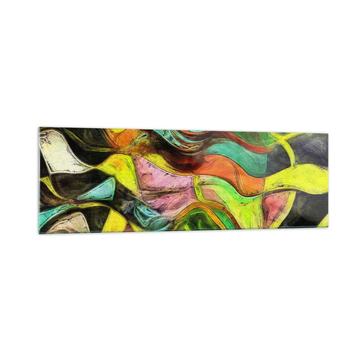 Tablou pe sticlă - Mișcarea este viață - 160x50 cm