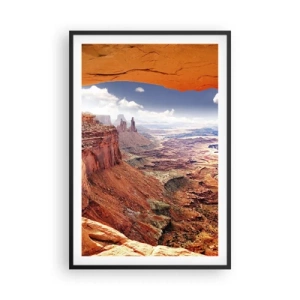 Poster în ramă neagră - Sculptat de natura însăși - 61x91 cm