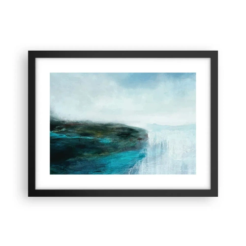 Poster în ramă neagră - Abstracție maritimă - 40x30 cm