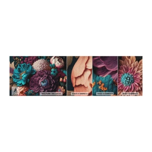 Mostră tapet autocolant Deluxe Sticker - Natura în abundență - Flori, Botanică, Epocă - 100x30 cm