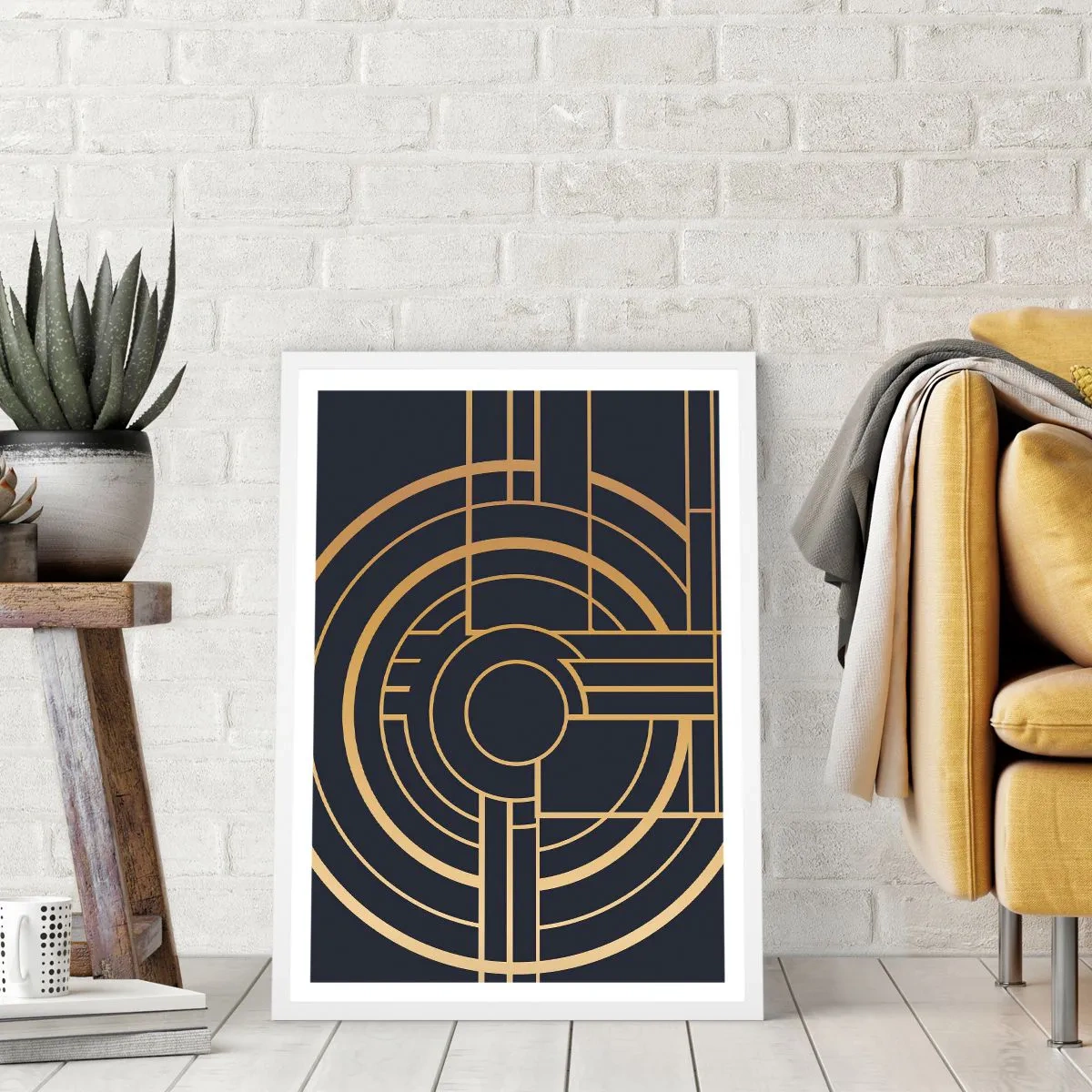 Poster în ramă albă - Întoarcerea lucrurilor - 50x70 cm