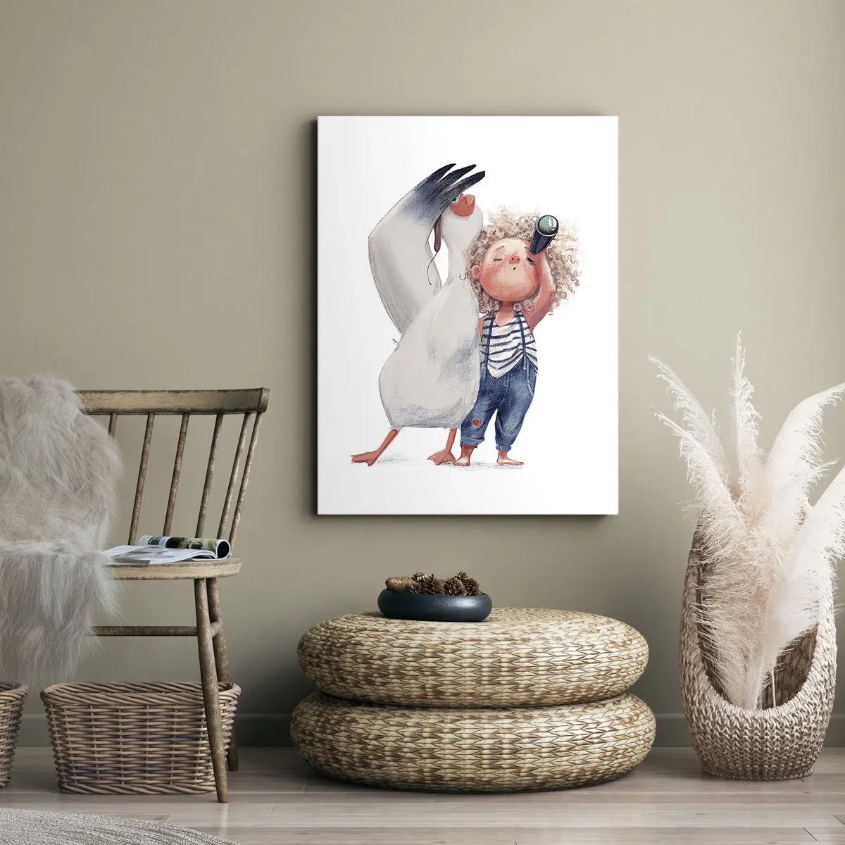 Tablou pe pânză - Un plan pentru o călătorie minunată - 50x70 cm