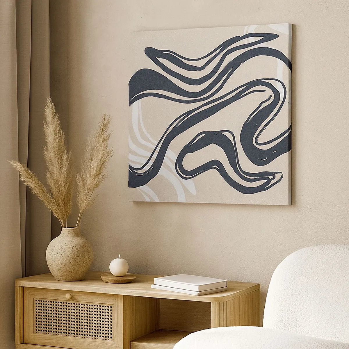 Tablou pe pânză - Expresie multiplicată - 30x30 cm