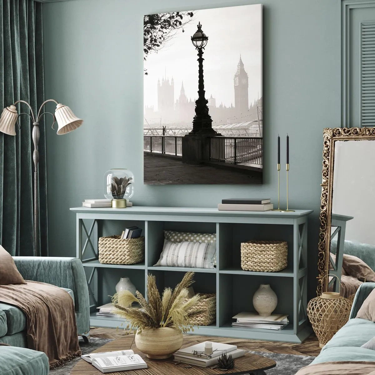 Tablou pe pânză - Londra de dimineața - 50x70 cm