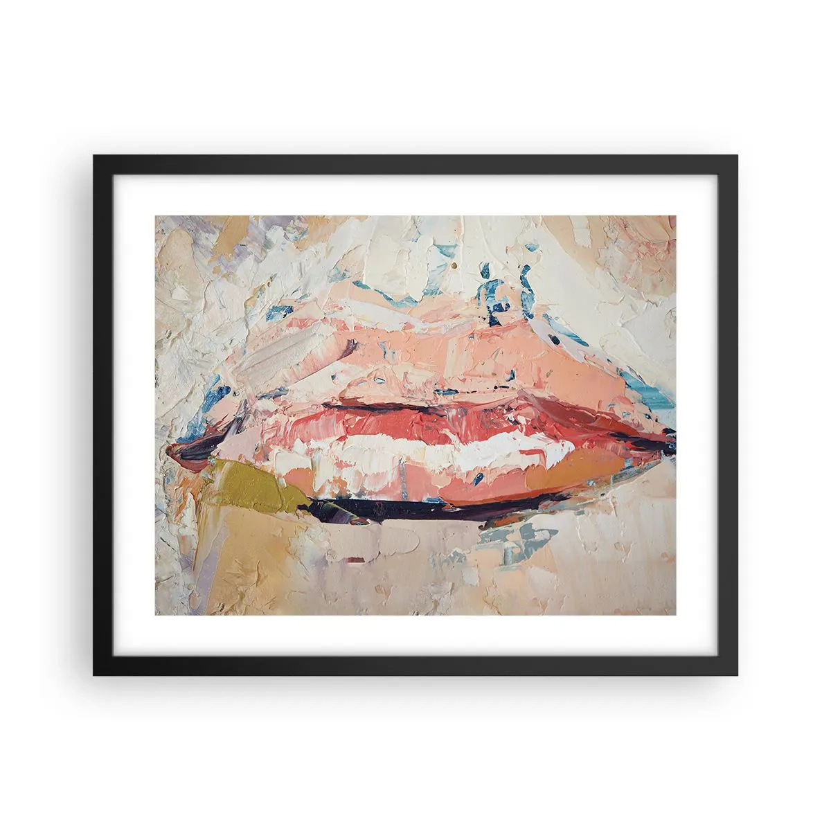 Poster în ramă neagră - Trezește simțurile - 50x40 cm