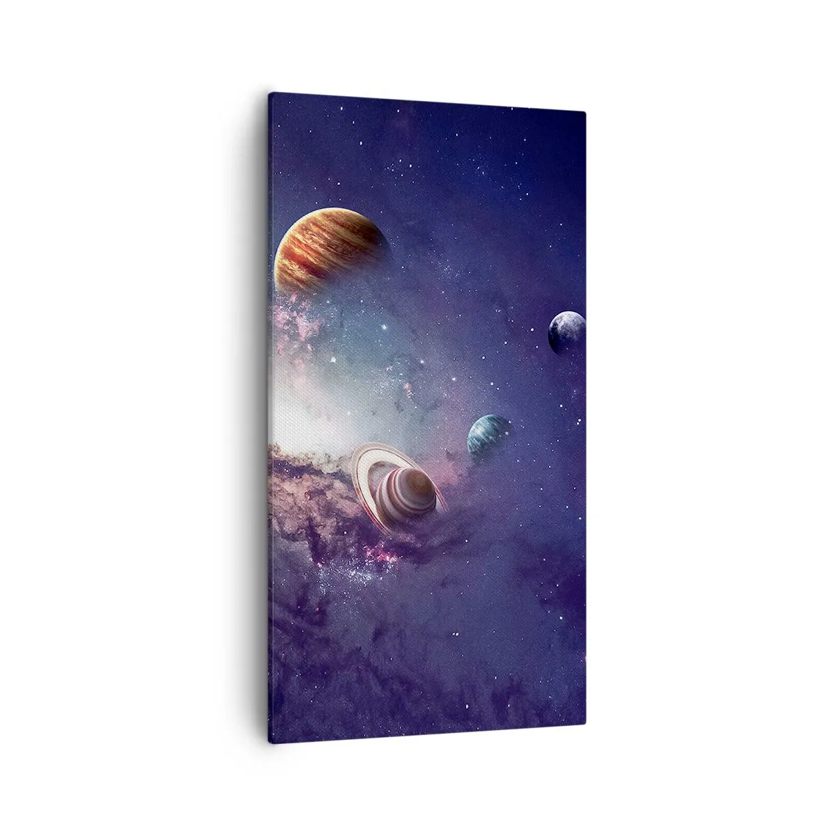 Tablou pe pânză - Sistemul de dans solar - 55x100 cm