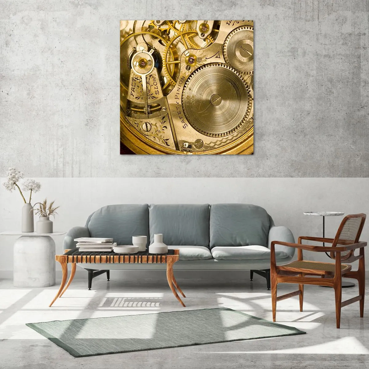 Tablou pe sticlă - Fii în pas cu vremurile - 30x30 cm