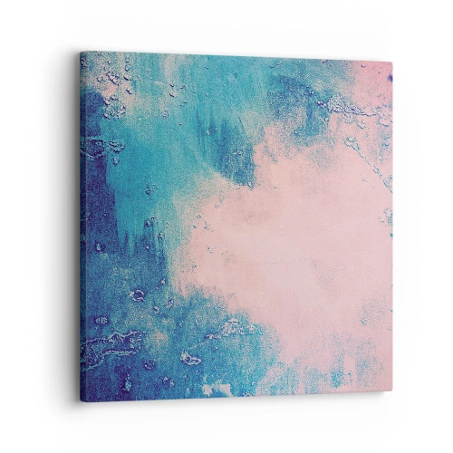 Tablou pe pânză - Îmbrățișare albastră - 30x30 cm