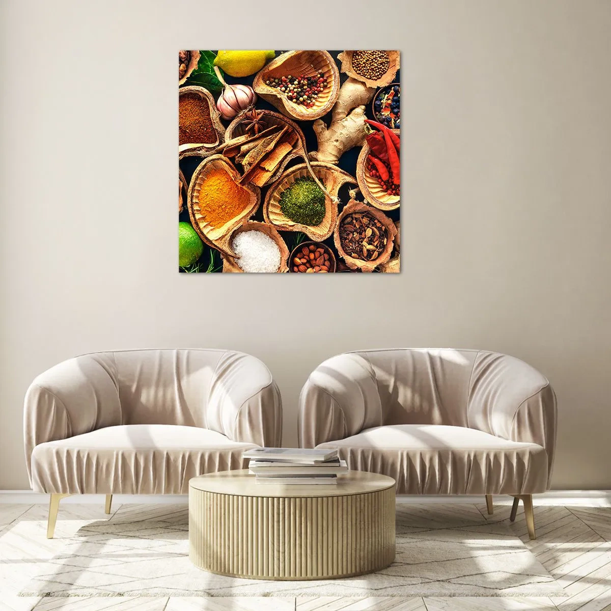 Tablou pe sticlă - Ia ce vrei - 60x60 cm