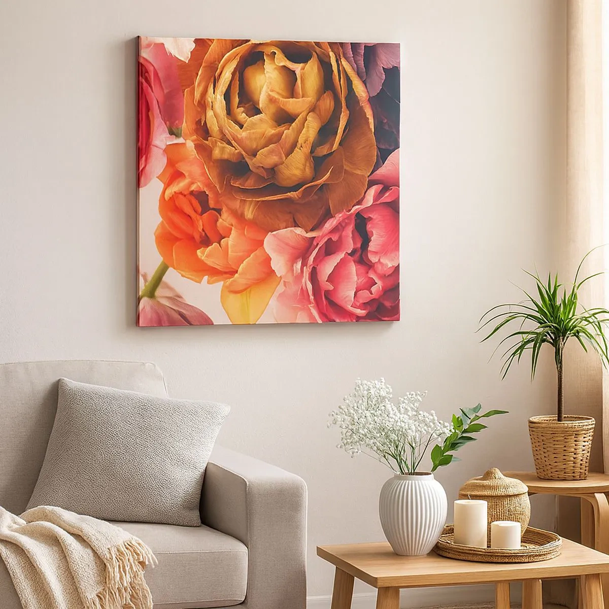 Tablou pe pânză - Sărbătorirea vieții - 30x30 cm