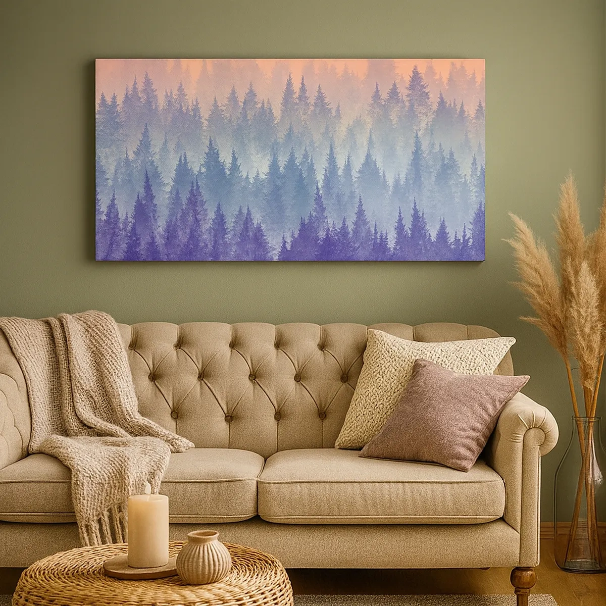 Tablou pe pânză - Sus, mai sus, spre cer - 30x30 cm