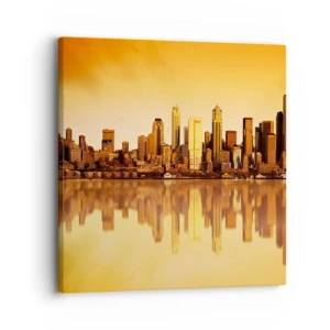 Tablou pe pânză - Liniștea metropolei - 30x30 cm