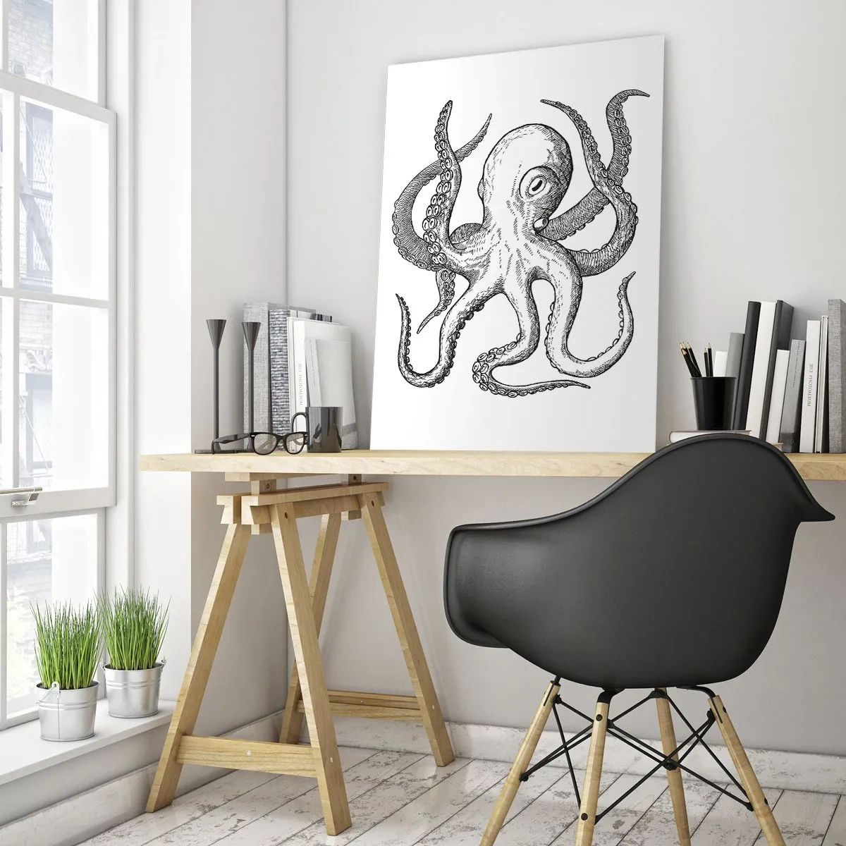 Tablou pe sticlă - Dansând cu valurile - 50x70 cm