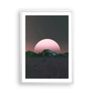 Poster în ramă albă - Într-o galaxie învecinată - 50x70 cm