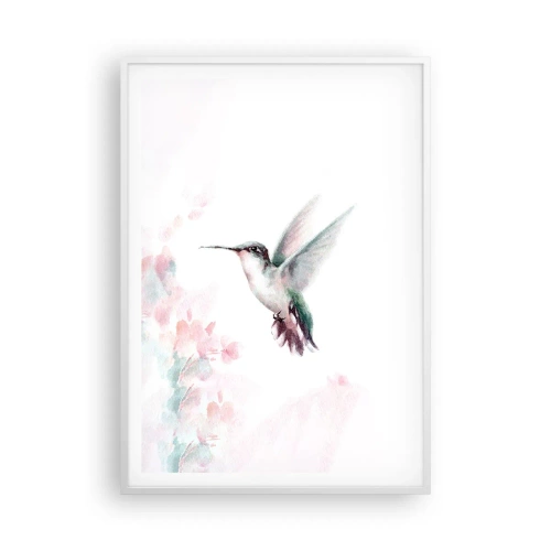 Poster în ramă albă - Oprit în mișcare - 70x100 cm