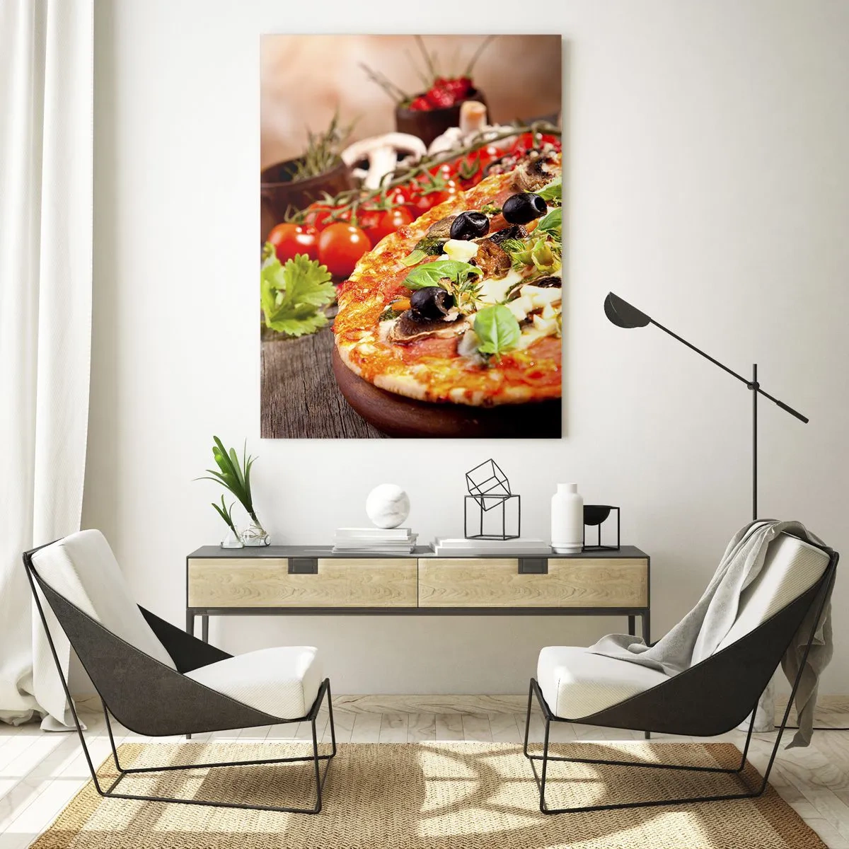 Tablou pe sticlă - Din ingredient teluric - 50x70 cm