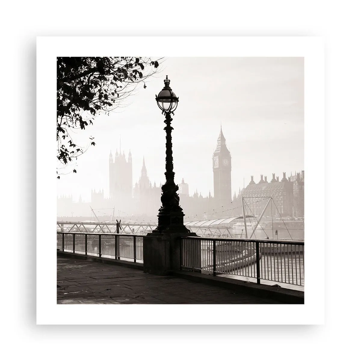 Poster - Londra de dimineața - 50x50 cm