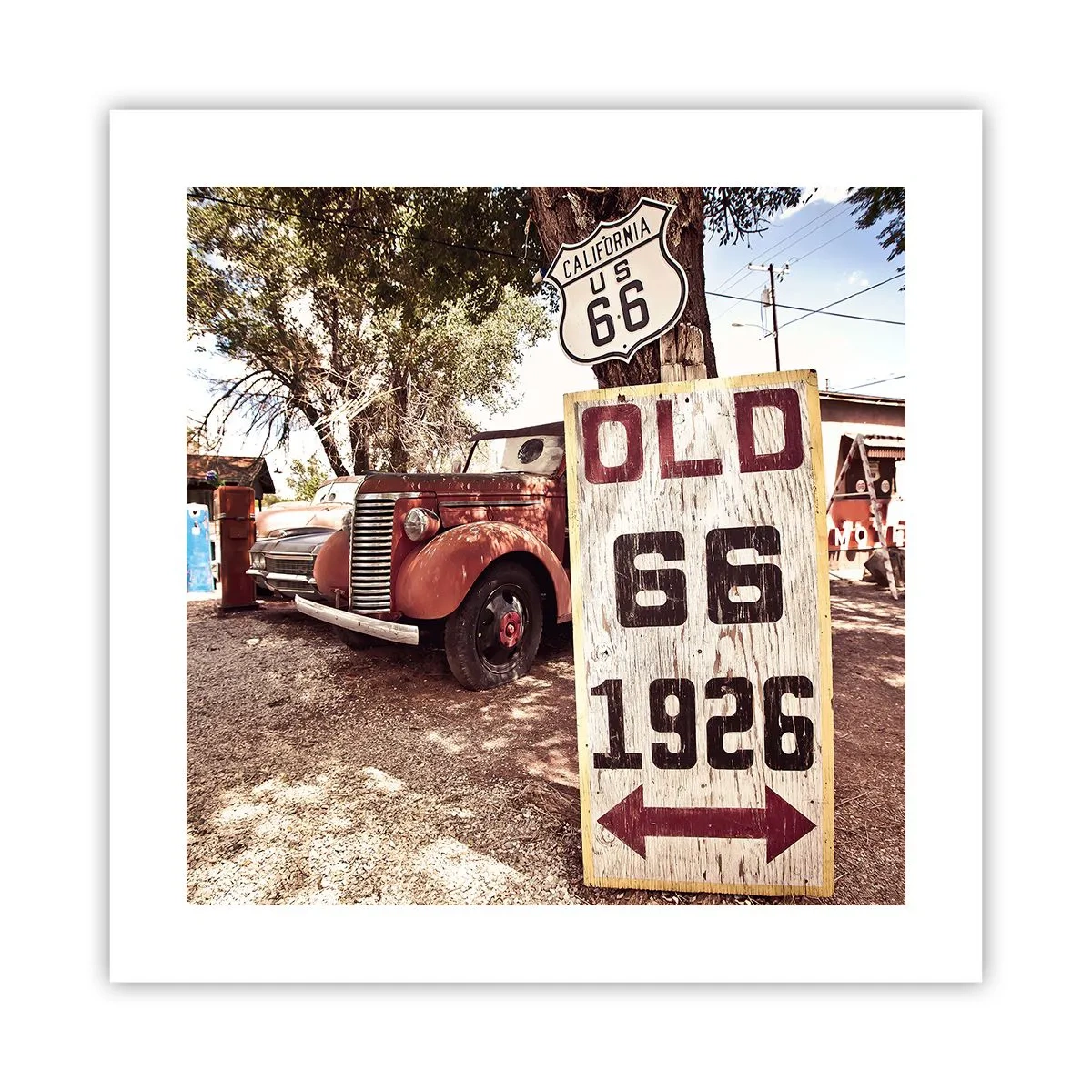 Poster - O legendă provincială americană - 40x40 cm