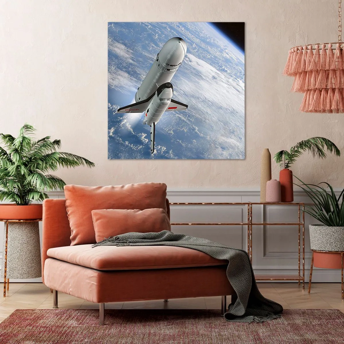 Tablou pe pânză - Ascensiunea cosmică - 40x40 cm