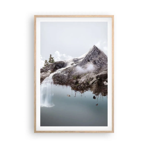 Poster în ramă de stejar deschis - Prin ochii unui suprarealist - 61x91 cm