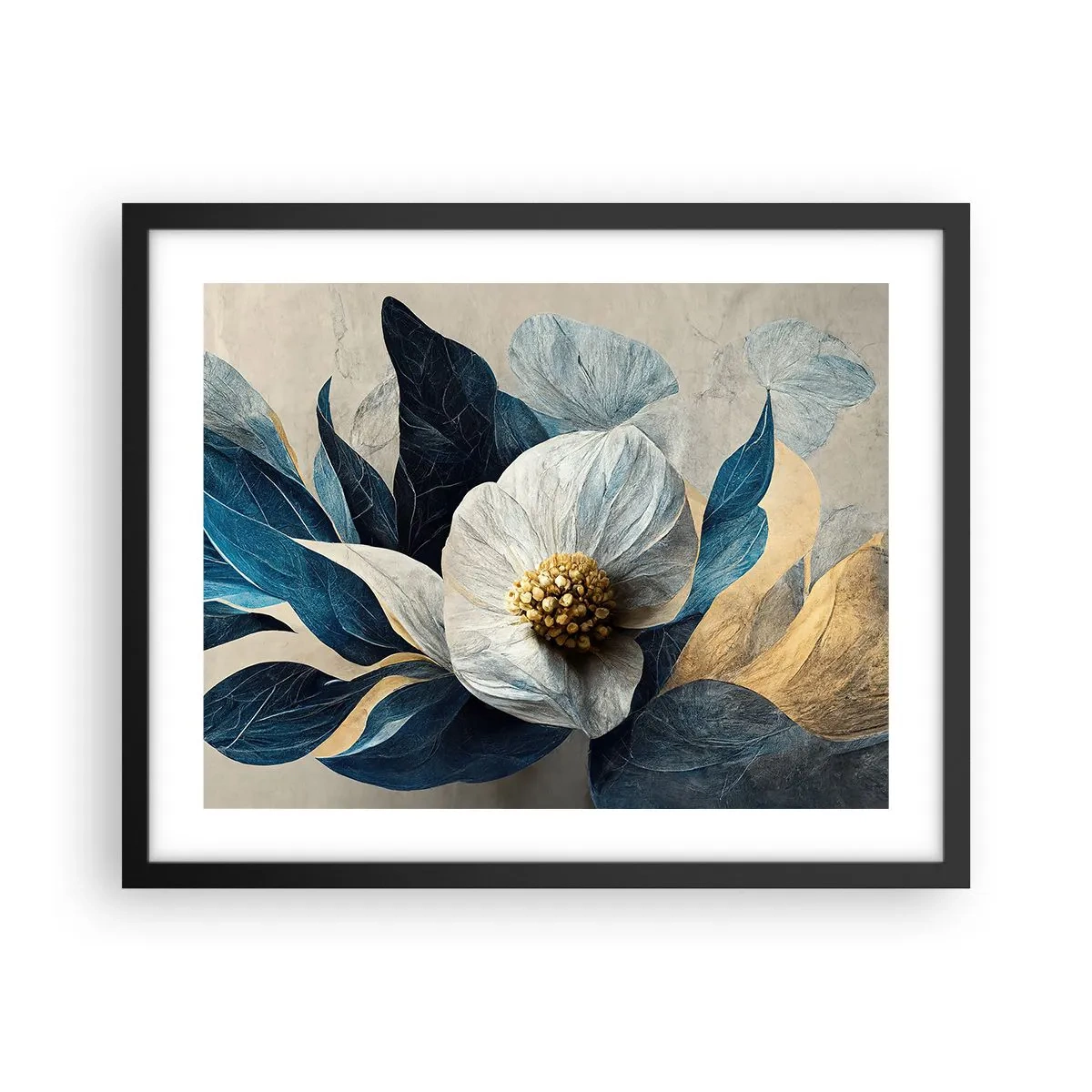 Poster în ramă neagră - Are o inimă de aur - 50x40 cm