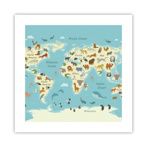 Poster - Vecini buni - 40x40 cm