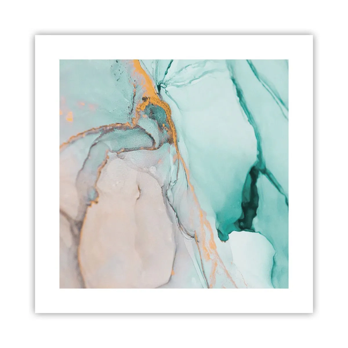 Poster - Dansul formelor și al culorilor - 40x40 cm