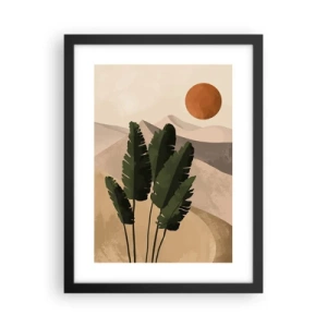 Poster în ramă neagră - Triumful vieții - 30x40 cm