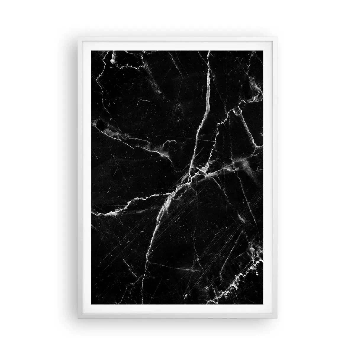 Poster în ramă albă - Viața secretă a unei pietre - 70x100 cm