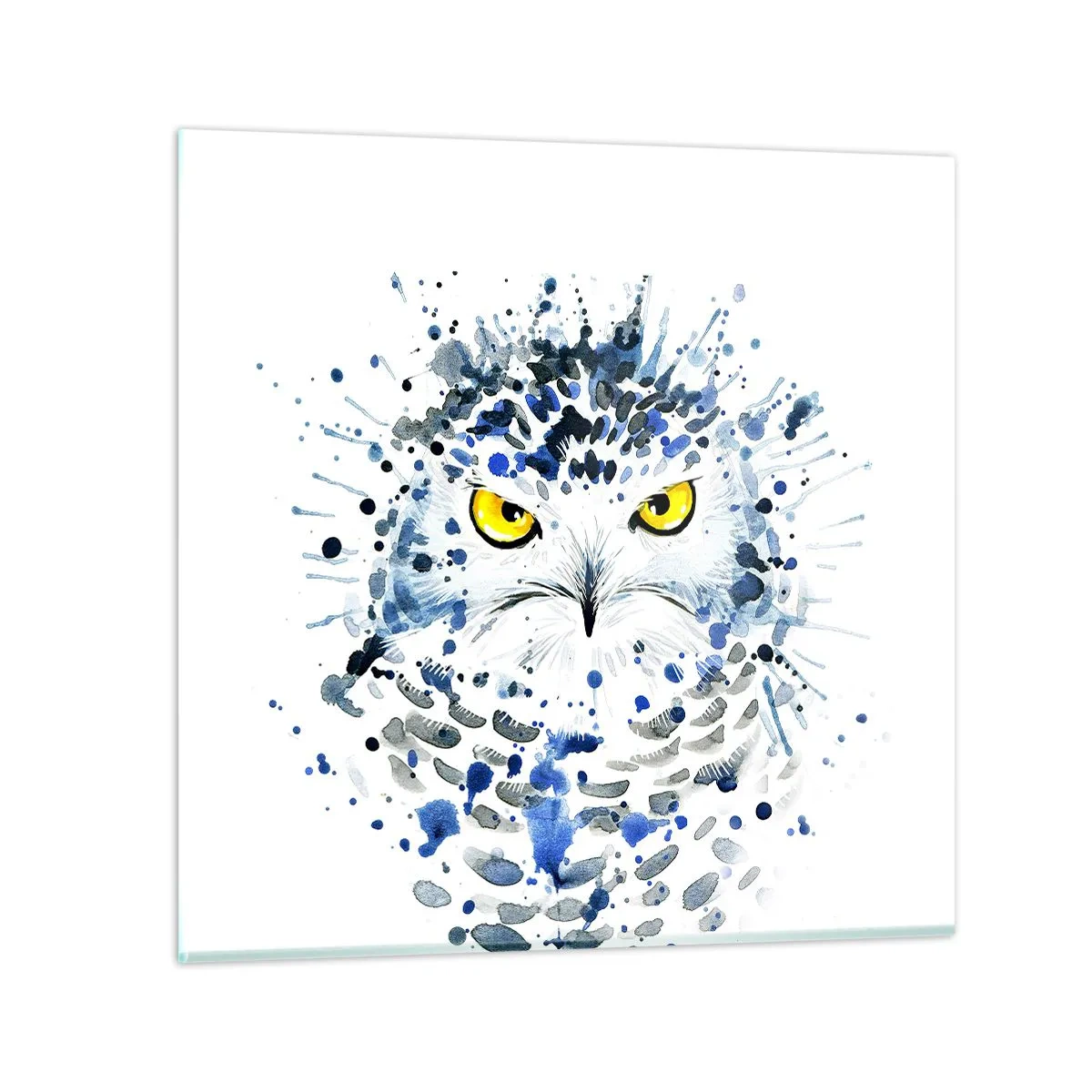 Tablou pe sticlă - Direct în ochi - 70x70 cm