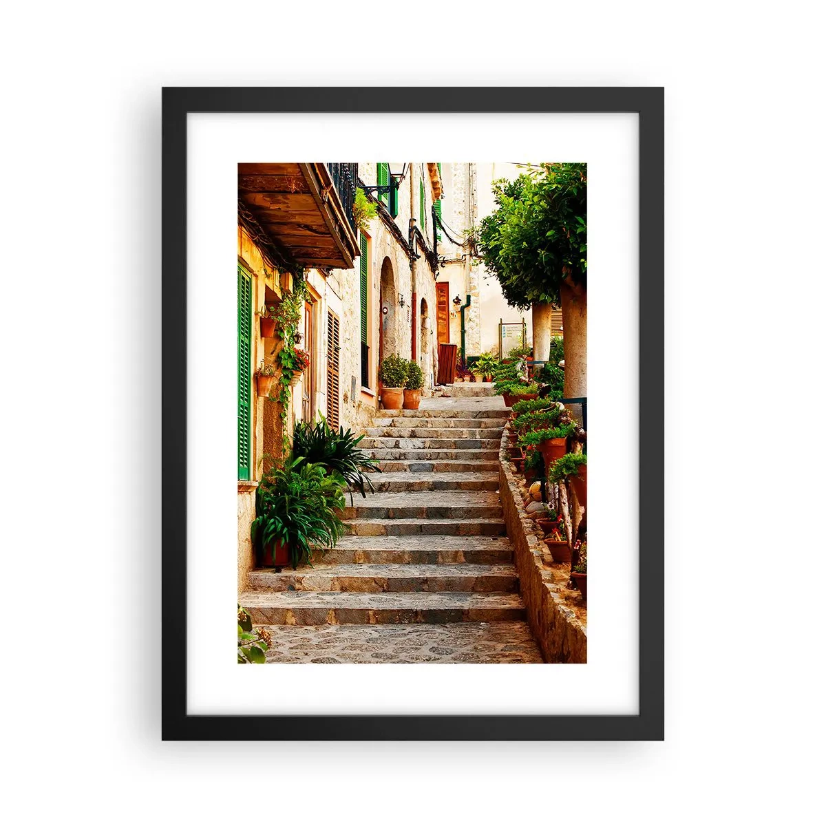 Poster în ramă neagră - Magia unei vacanțe în Spania - 30x40 cm