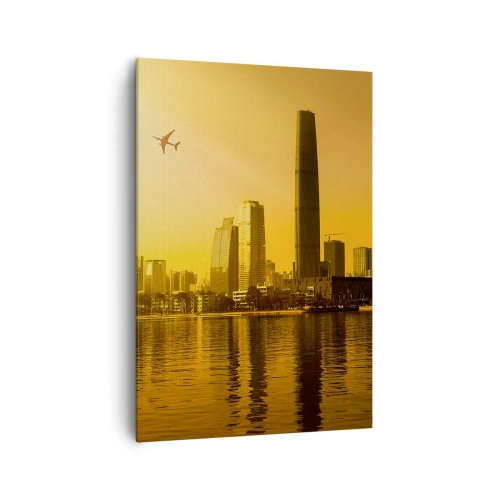 Tablou pe pânză - Orașul de aur - 70x100 cm