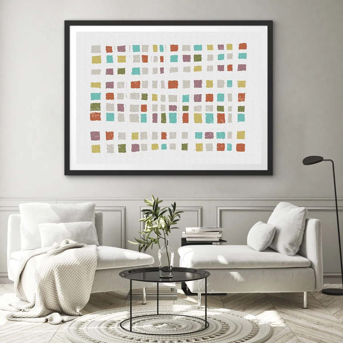 Poster în ramă neagră - Joc necunoscut - 70x50 cm