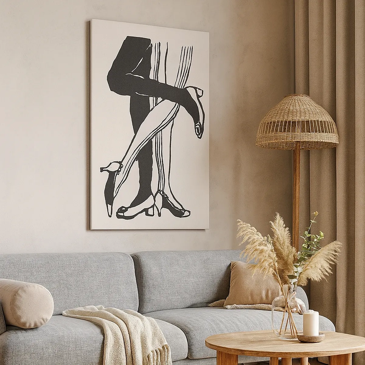 Tablou pe pânză - Atributul feminin - 50x70 cm