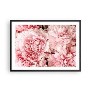Poster în ramă neagră - Visul roz - 70x50 cm