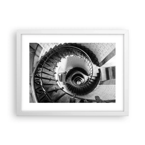 Poster în ramă albă - Din ce în ce mai sus - 40x30 cm