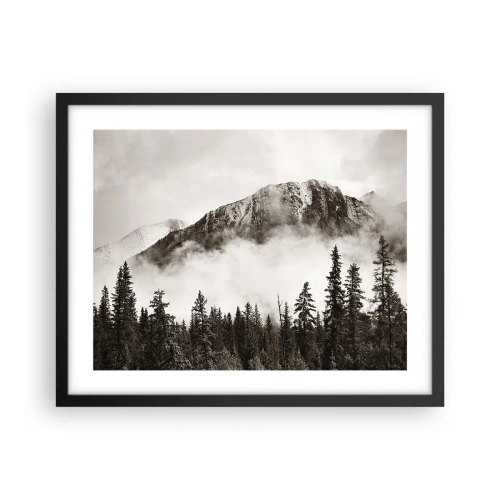 Poster în ramă neagră - Stăpânul de granit - 50x40 cm