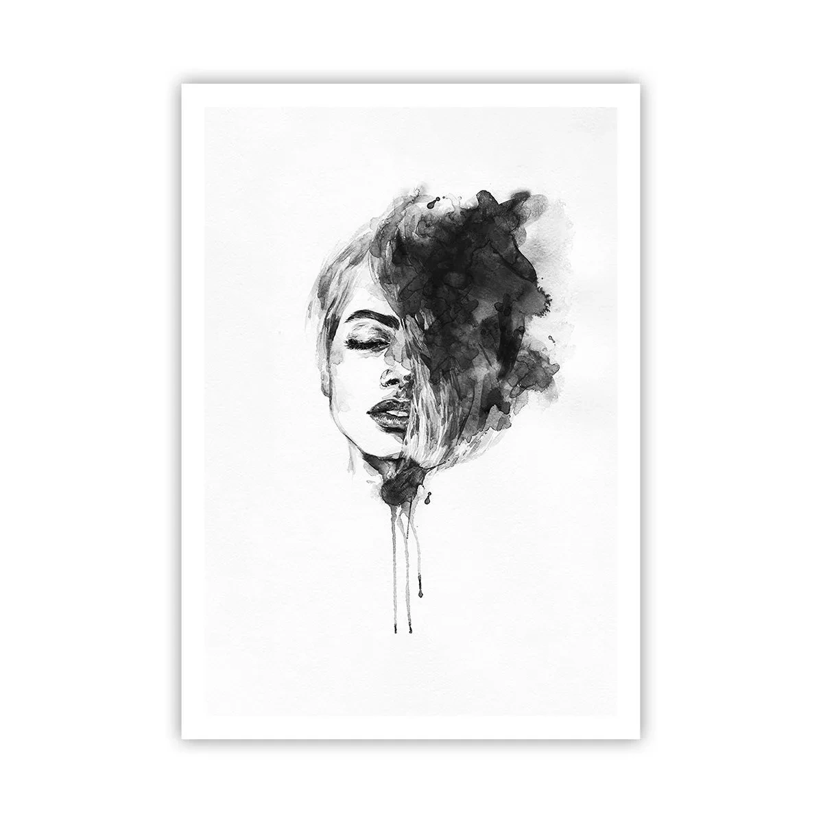 Poster - La ce visează frumoasa - 70x100 cm