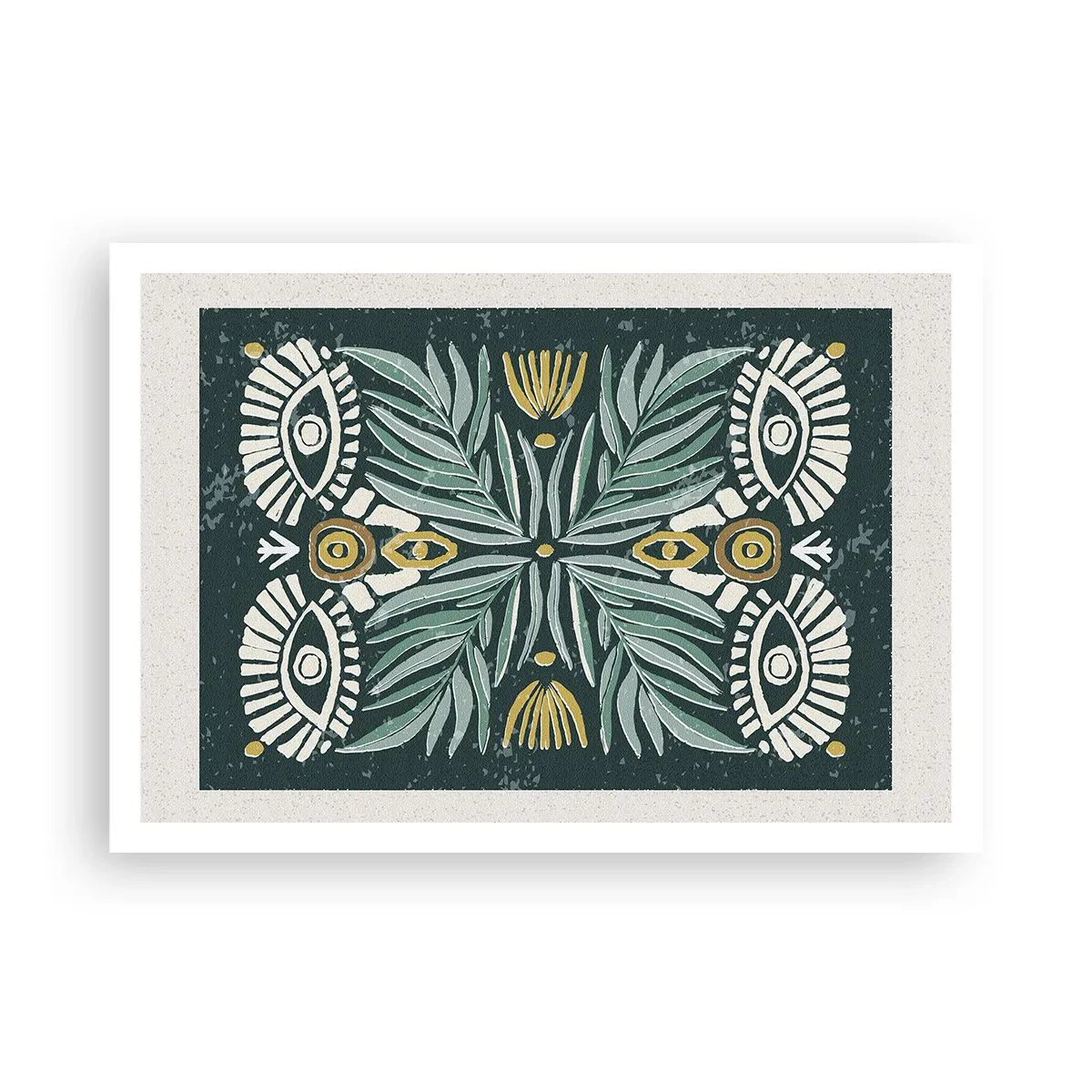 Poster - Ca un decupaj folcloric - 100x70 cm