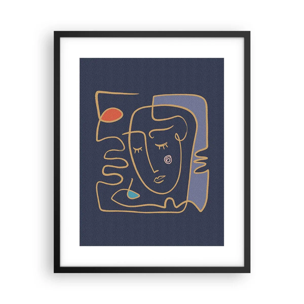 Poster în ramă neagră - În reverie - 40x50 cm