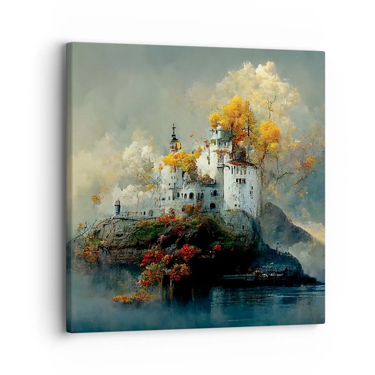 Tablou pe pânză - Începutul unei povești romantice - 30x30 cm